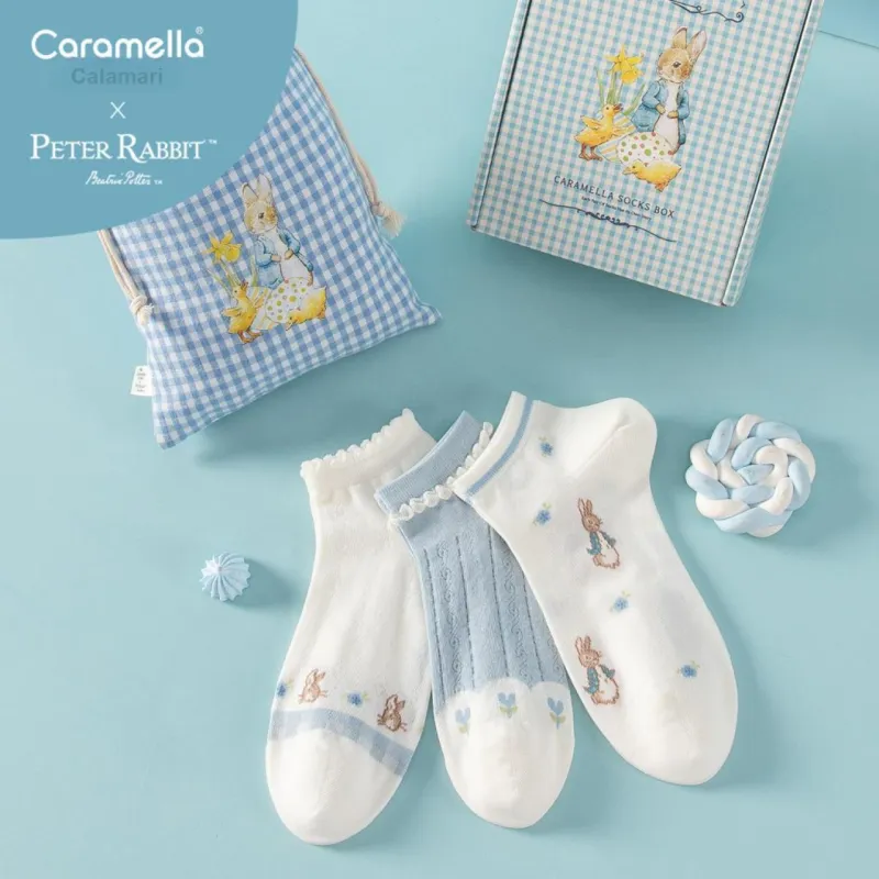 Caramella x Peter Rabbit Ankle Socks Unisex 5 Pack-21