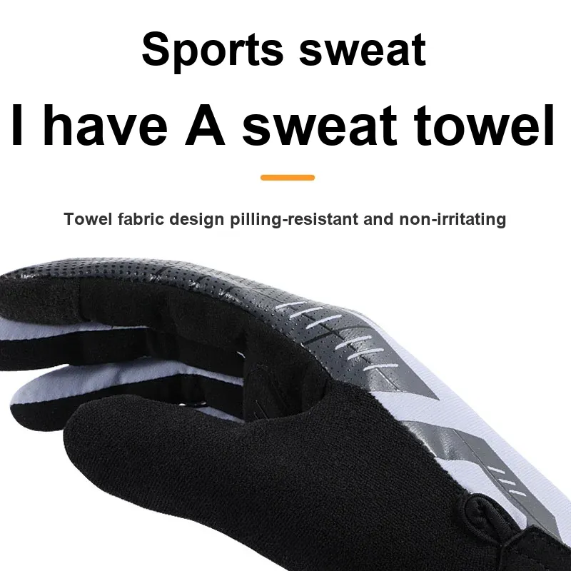 WEST BIKING Riding Equipment Cycling Glove Outdoor Unisex PU Lycra M/L/XL-14