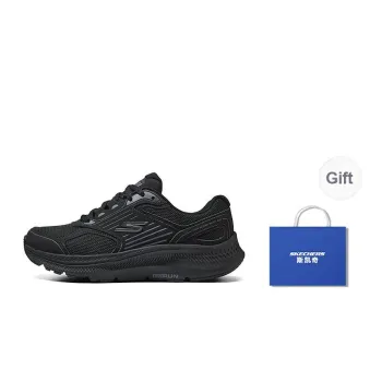 Skechers Women's GO Series Anti Slip And Wear Resistant Breathable Low Top Running Shoes Women's Black