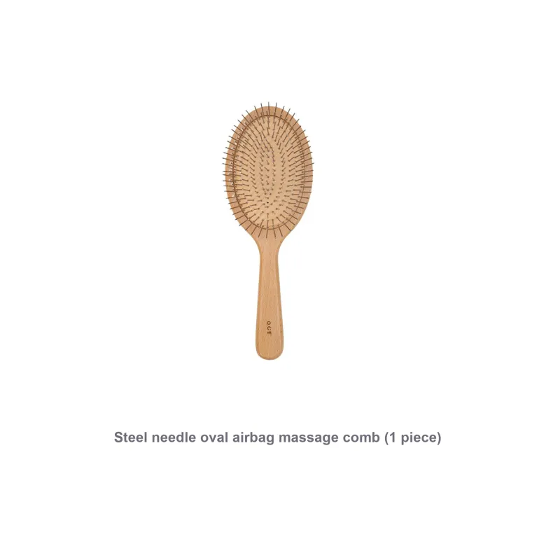 OCE Steel Needle Elliptical Airbag Massage Comb Portable Shunfa-1