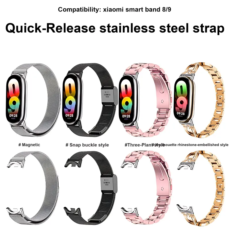 CHRROTA Watch Band Compatible With All Devices 44mm Stainless Steel Material-4