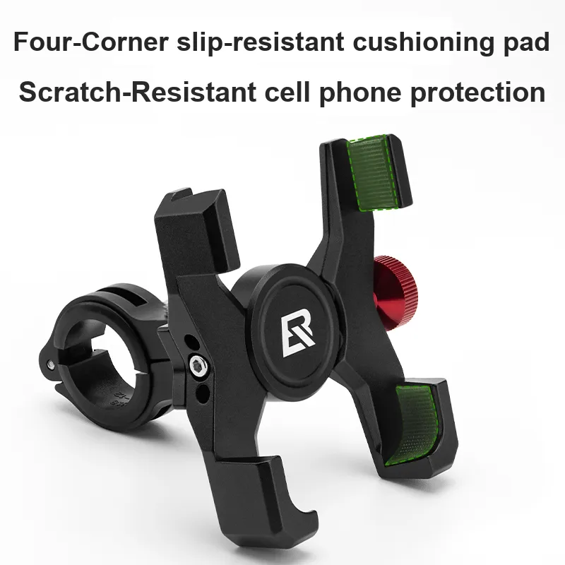 ROCKBROS Cycling Gear Phone Stand Aluminum Alloy-4