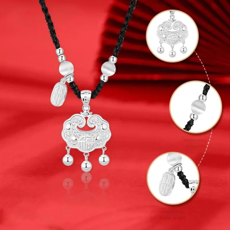 MGS Sterling Silver Necklaces Women's-12