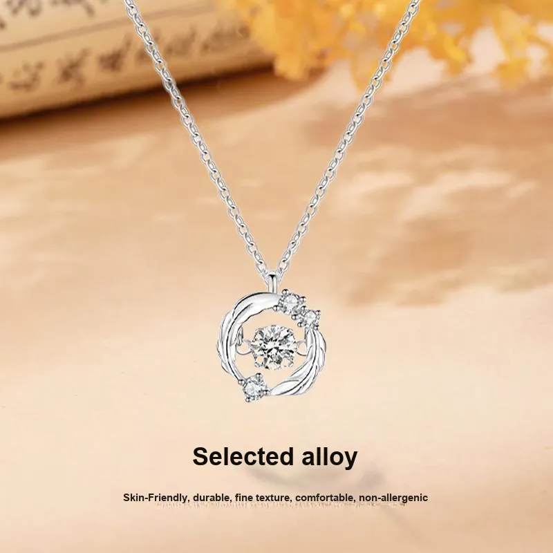 MISS TOOYA Glass Cat Eye Necklaces Women's-2