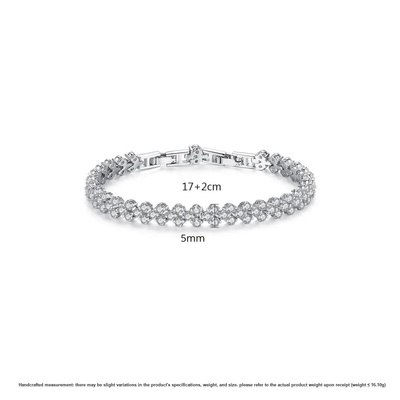 Vegetarian Zircon Bracelets Women's-4