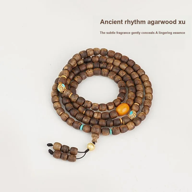 RIXIANGWAN Agarwood Bracelets Unisex-1