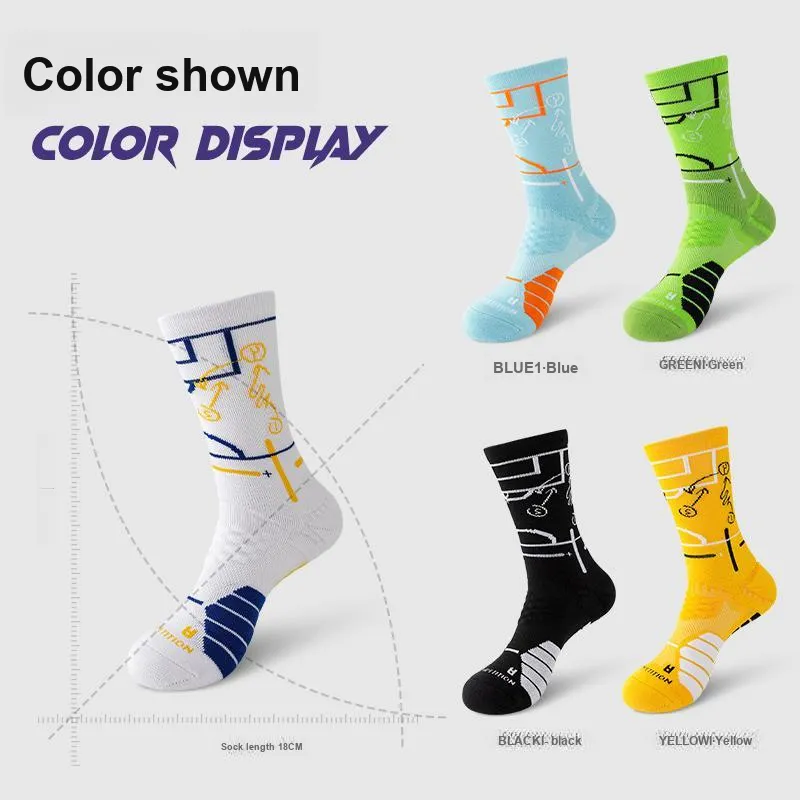 LUOLIAN Mid Calf Socks Men's 3 Pack-47