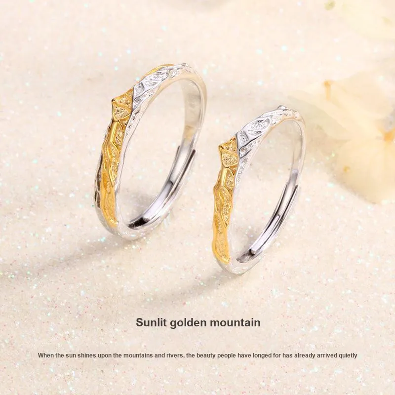 CLARKIA FLOWER 999 Fine Silver Rings Unisex-8