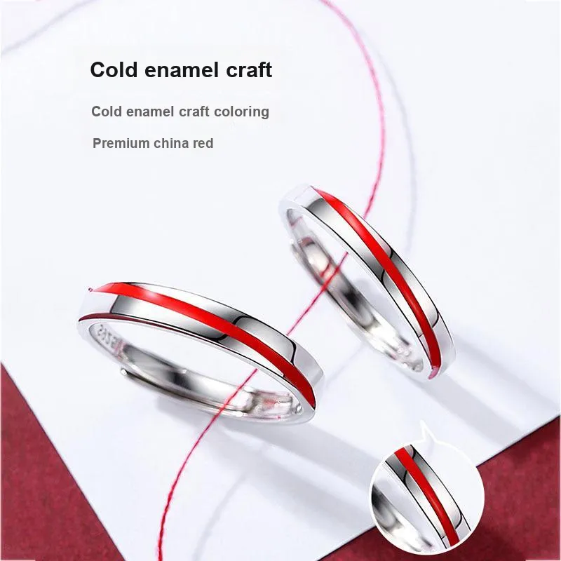 GUDUD S999 Fine Silver Rings Unisex-3