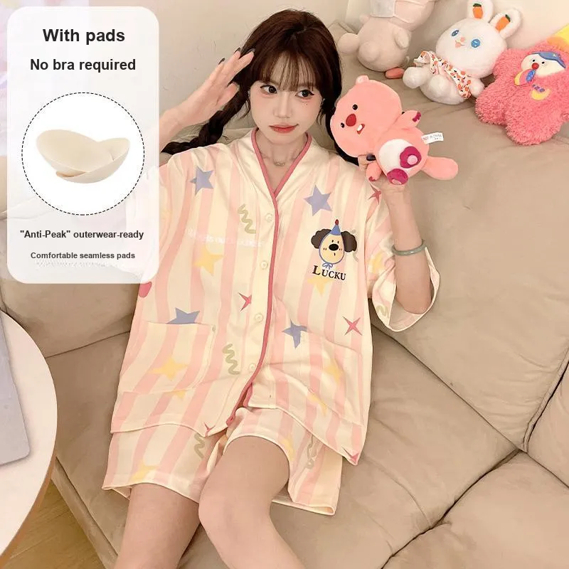 JINXU Women's Pajama Sets-5