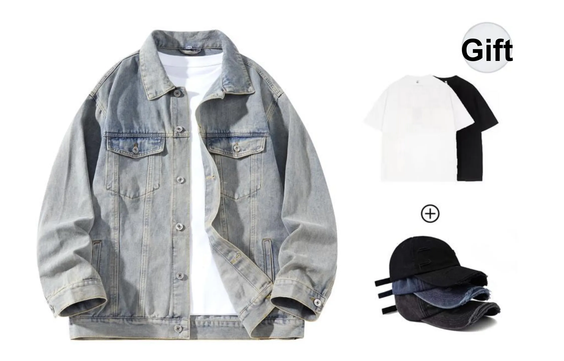 CSKS Унисекс Джинсовые Куртки