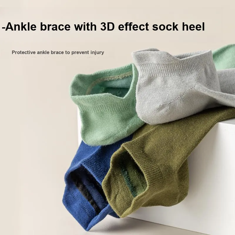 PLANDOO Ankle Socks Men's 5 Pack-7