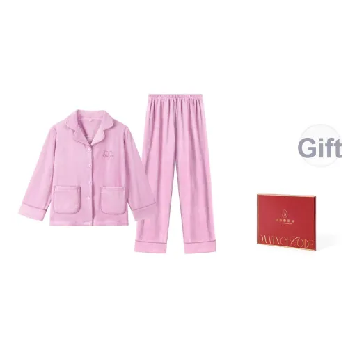 DAFENQIMIMA Пурпурный Розовый Женский Подарочный Набор Пижам