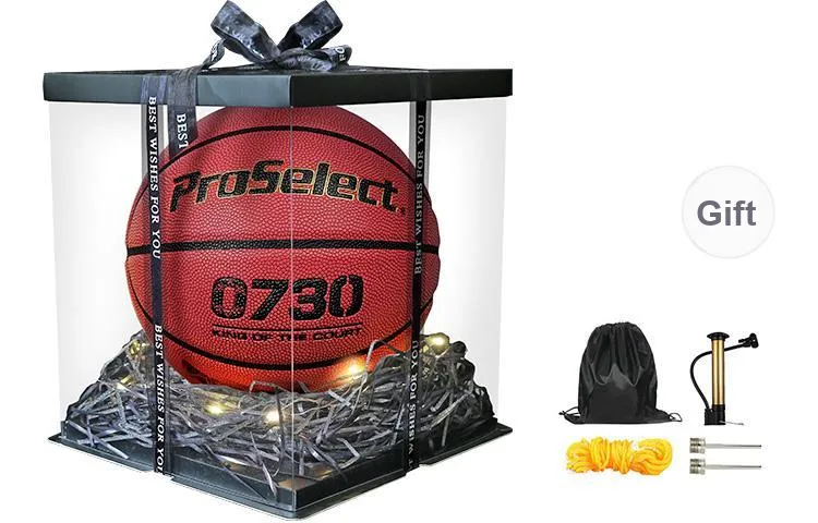ProSelect Exclusive Series PU Basketball Brown Size 7 Ball Training-4