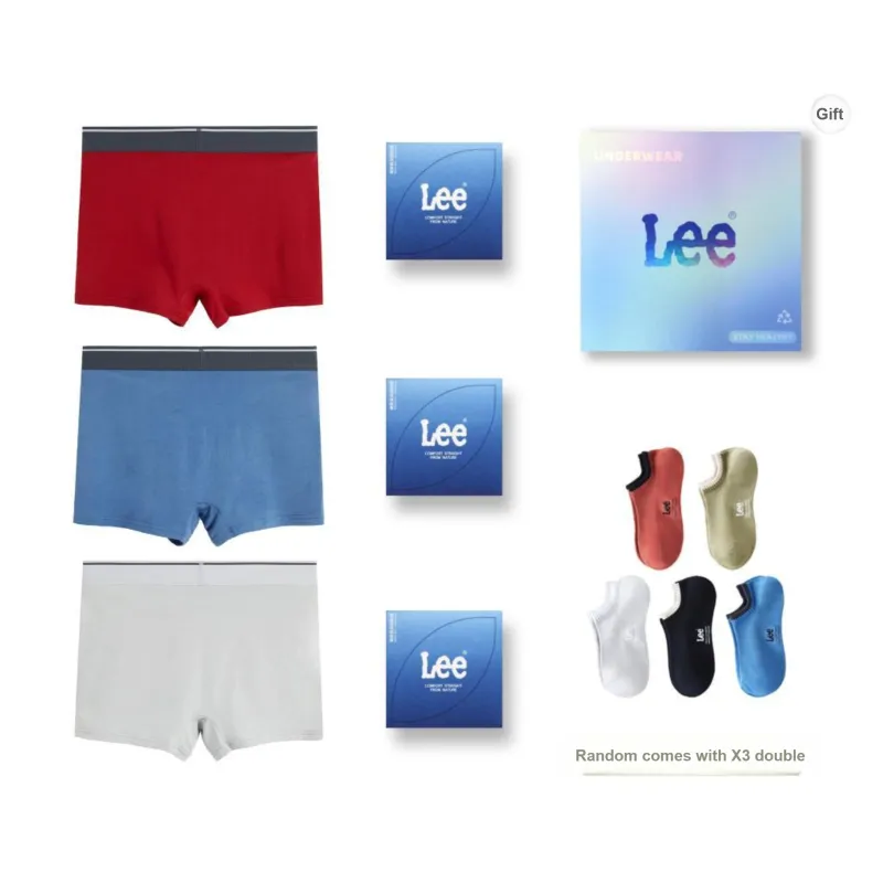 Lee Underpants Men's Combo Set Gift Box Set-8