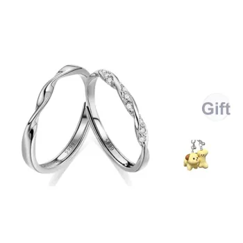 Shiban S999 Fine Silver Rings Unisex