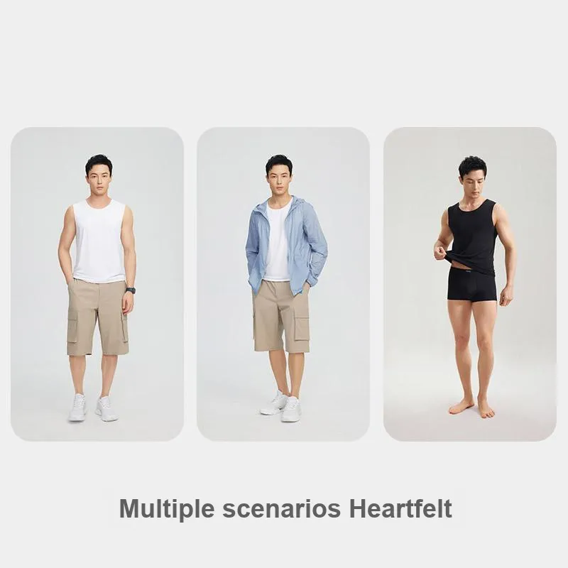SANZHEN Summer Seamless Tank Top Men's-6