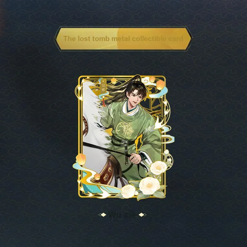 Sambo The Lost Tomb Zhang Qiling Wu Xie Metal Collectible Card Collectible Coin Collectible Cards 1 Pc-2