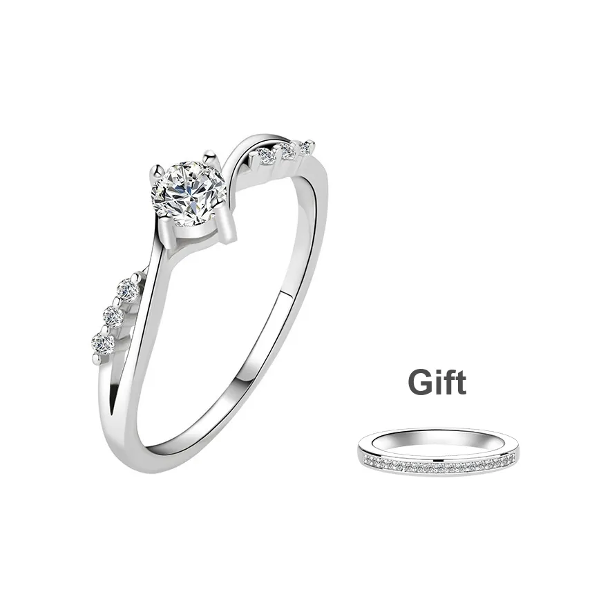 Right Hand Waiting S925 Silver Rings Women's