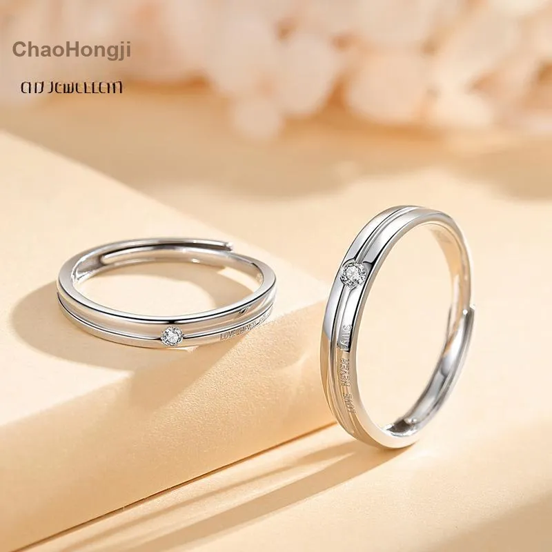 CHAOHONGJI S925 Silver Rings Unisex-2