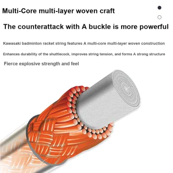 Kawasaki Stretchable And Durable Badminton Racket Strings