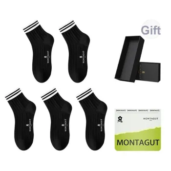 Montagut Mid Calf Socks Women's Shopping Bag 5 Pack