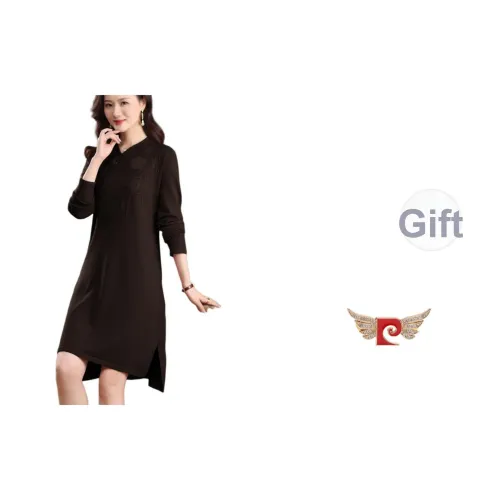 PIERRE CARDIN Длинное платье с длинными рукавами женское