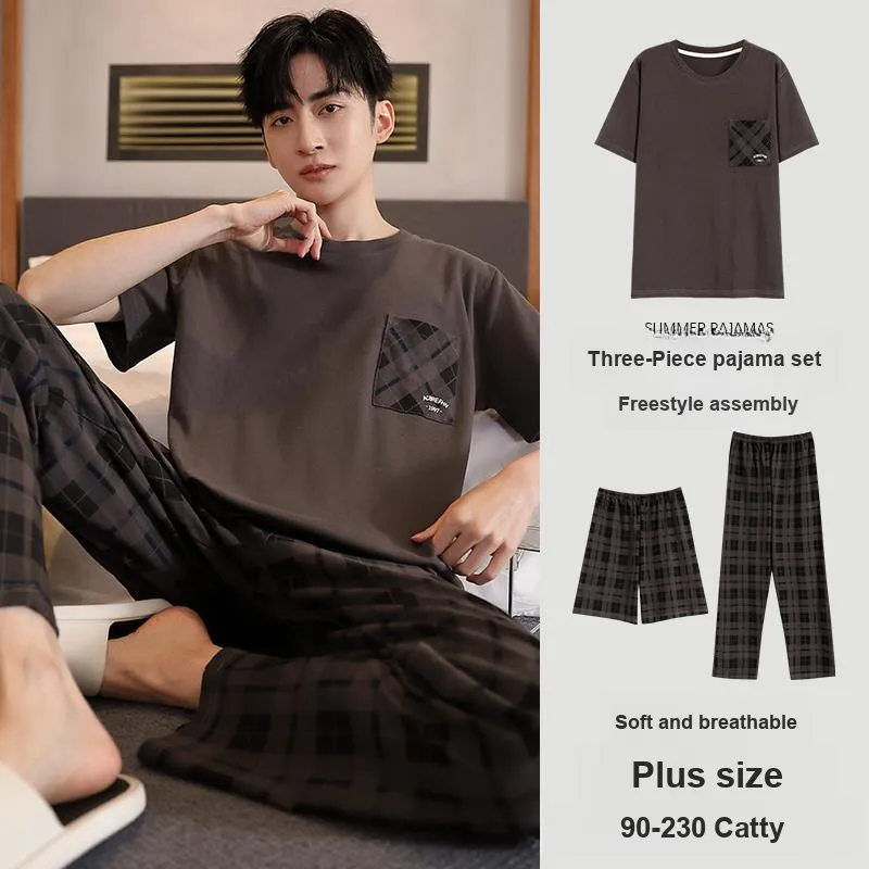 MADALLO Pajama Set Men's Dark Brown-4