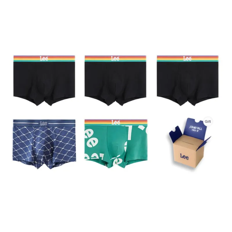 Lee Prism Color Two Underwear Gift Box Men's 5 Pack-0
