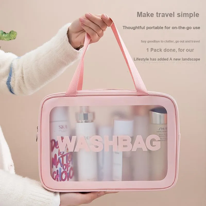 Future Maple Matte Waterproof Large Capacity Good Looking Portable Bag Make up Tools 1 Pc-3