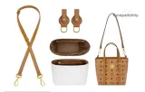 DuPont Paper Liner *Wear-Resistant* Crossbody Fine Shoulder Strap Three-Piece Set Brown