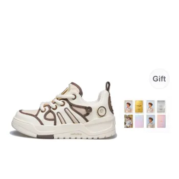 Palladium Fruit Button Shoes Balance Lightweight Breathable Low Top Skateboard Shoes Unisex Brown