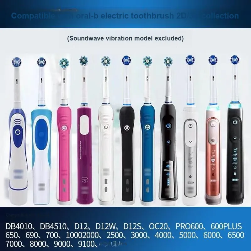 EIYEAH Compatible With Braun OralB Electric Toothbrush Head Toothbrush Heads All Replacement Heads-1