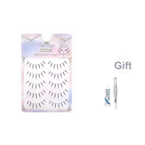 DOUDOUTIAN Клеящиеся ресницы для женщин