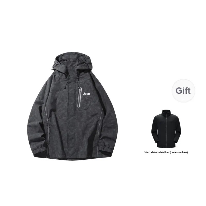 Jeep Trench Coats Unisex-34