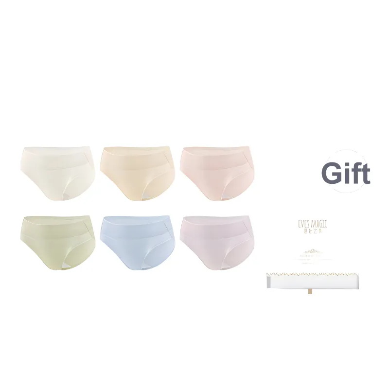XIA.WA.ZHI.XIU Underpants Women's Shopping Bag 6 Pack-0