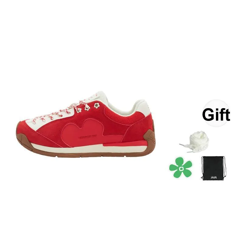 WE FLOWER Casual Shoes Unisex Low Top White-0