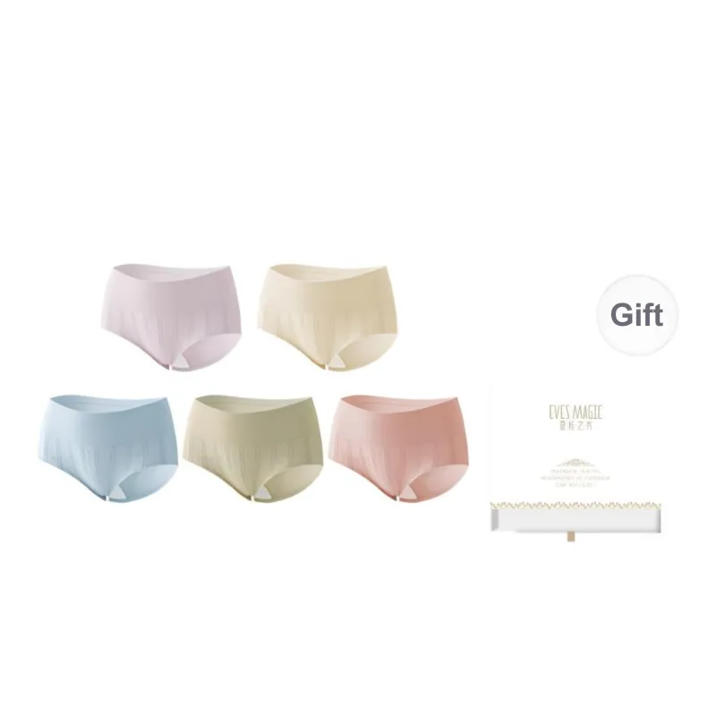 XIA.WA.ZHI.XIU Underpants Women's Shopping Bag 5 Pack-14