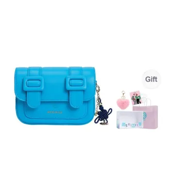 MERIMIES PU Satchel Bag Crossbody Bag Shoulder Bag Regular Women's Monkey Navy Blue Marine Blue