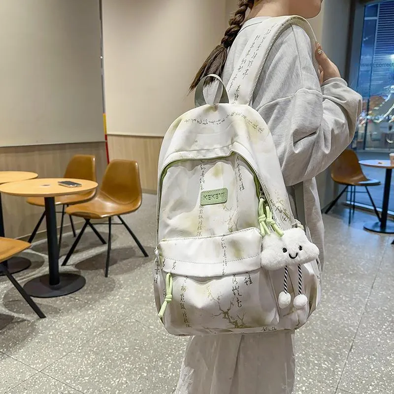HCXK Nylon Backpack Unisex Multicolor-6