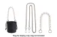 [Style 6]100cm Silver Clasp Chain+37cm Portable Pearl Chain Strand