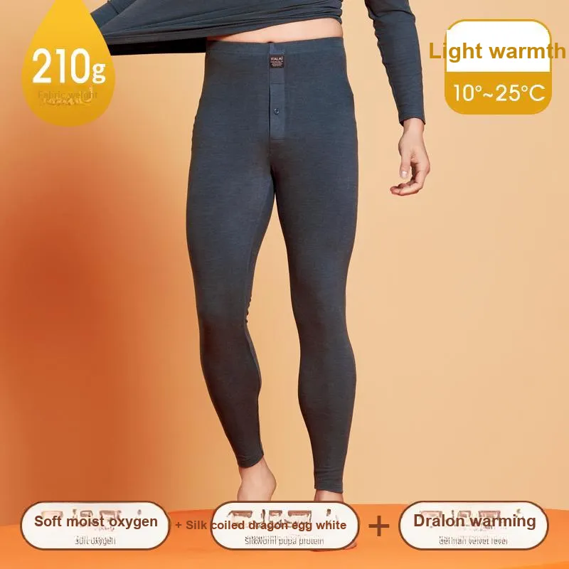ITALAI Thermal Pants Men's Marine Blue Orchid-1