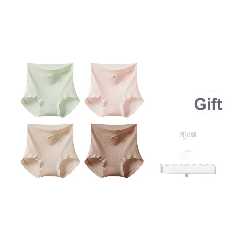 XIA.WA.ZHI.XIU Underpants Women's 4 Pack Gift Box Set-18