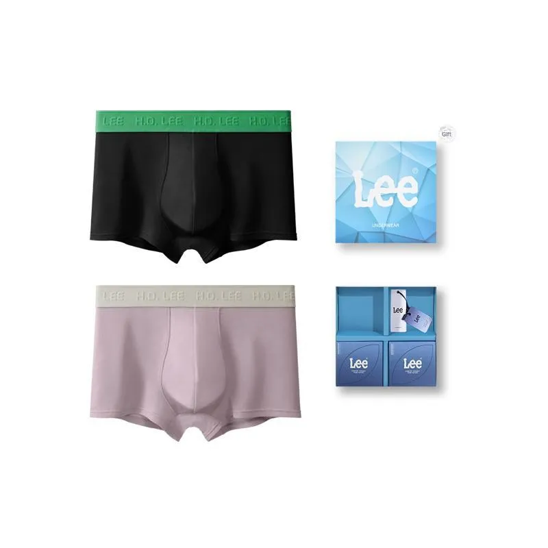Lee Underpants Men's Gift Box Of 2 Strips-12