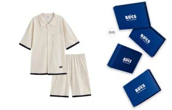 Peninsula City Pajama Set Men's Apricot