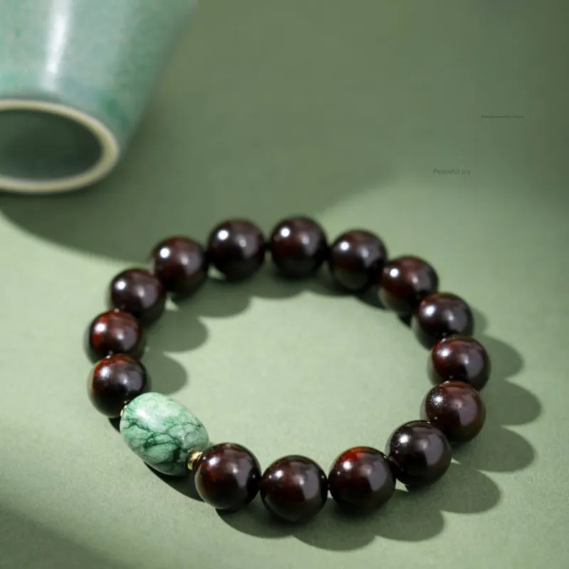 Santan Lodge Pterocarpus Wooden Bracelets Unisex-2