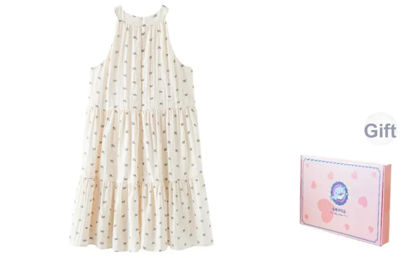 Tokyo Season Sleeveless Dress Women's Polka Dot Croissant-1