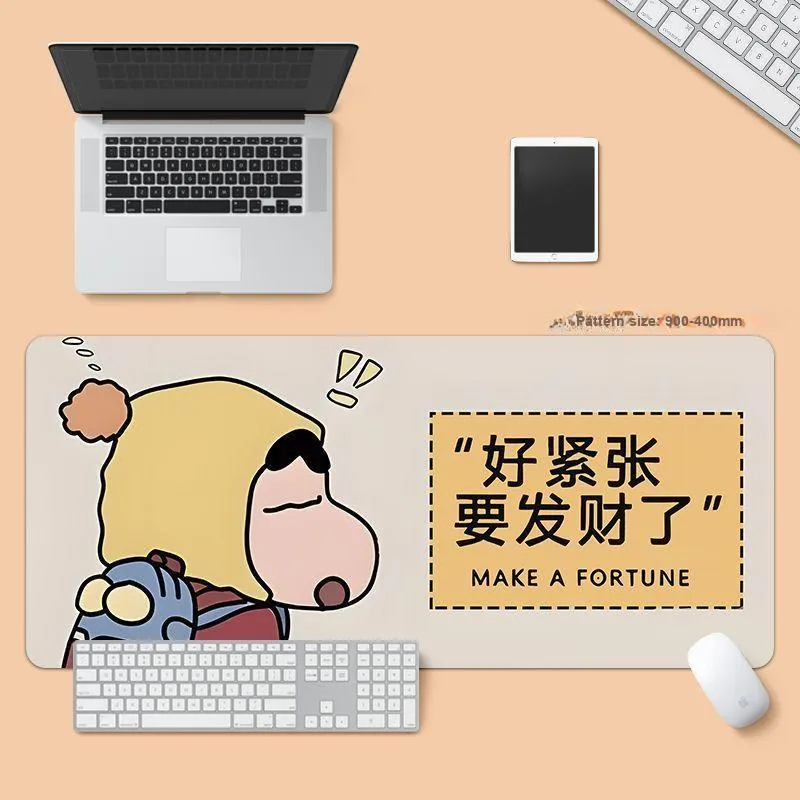 Beams Crayon Shin Chan Mouse Pad Extra Large For Boys And Girls, Cute Cartoon Anime Design Computer Keyboard Mat-1