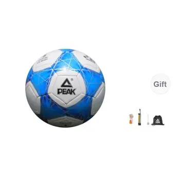 PEAK Size 5 Size 4 Soccer PVC Machine Stitched Soccer Ball Unisex Blue White
