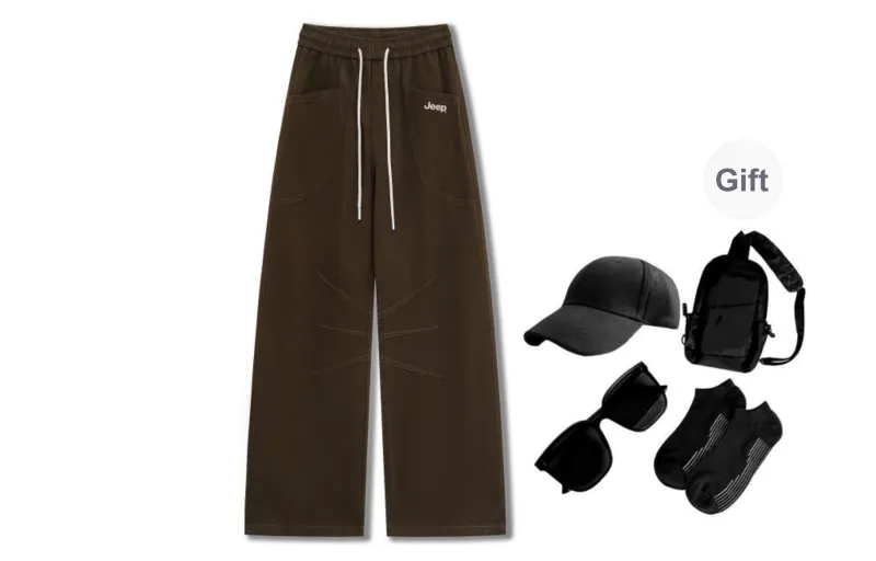 Jeep Casual Pants Unisex Comes With Set-7